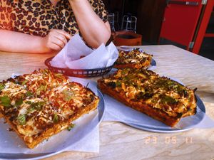 The Thrillhouse and the Bianca   at Boxcar Pizza in Portland