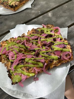 Steaky breaky heart ($17.50) - 6/10  at Boxcar Pizza in Portland