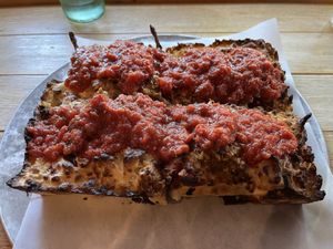 “a praise chorus” GF version  at Boxcar Pizza in Portland