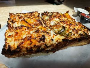   at Boxcar Pizza in Portland