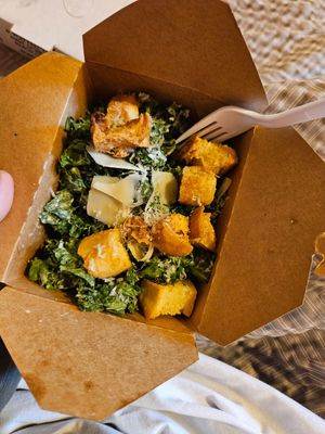 Kale Caesar at Boxcar Pizza in Portland