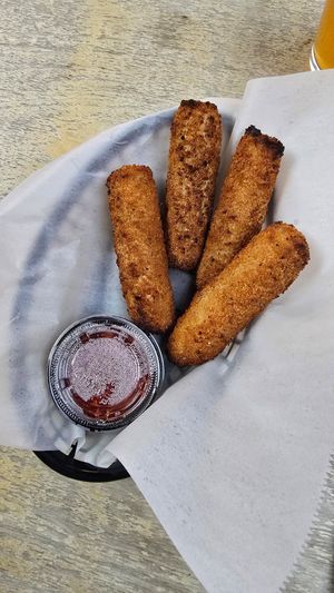 Buds mozzarella sticks at Boxcar Pizza in Portland
