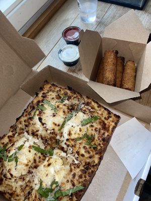   at Boxcar Pizza in Portland