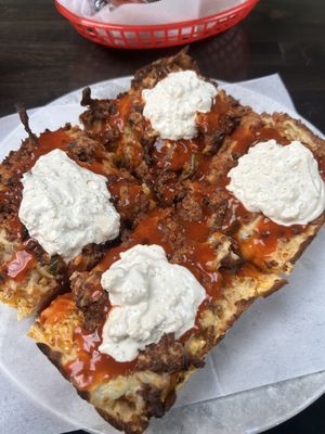 Buffalo Black & Blue  at Boxcar Pizza in Portland