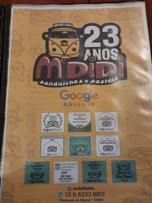 Premiações at Mc Didi in Barra Grande