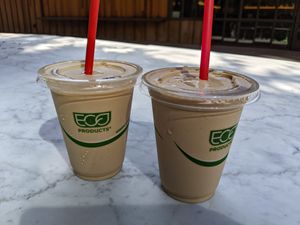 Turkish Coffee Tahini Shake. at TLV in Austin