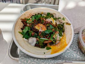 Mushroom Shawarma. at TLV in Austin