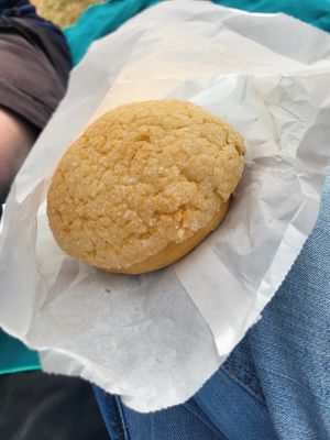 Melon Pan - Delicious! at Morethan Bakery in Tokyo