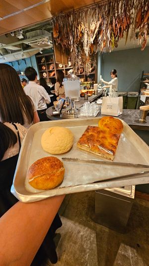 tray at Morethan Bakery in Tokyo
