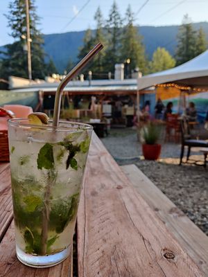 Fresh mojito was great at Al Forno Ferruzza Pizza in Rhododendron