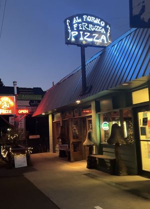   at Al Forno Ferruzza Pizza in Rhododendron