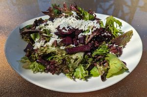 Roasted Beets Salad at Al Forno Ferruzza Pizza in Rhododendron