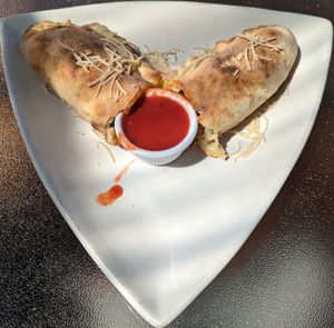 Calzone Carne at Al Forno Ferruzza Pizza in Rhododendron