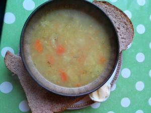 soup at Yaffle Cafe and Bookshop in Derby