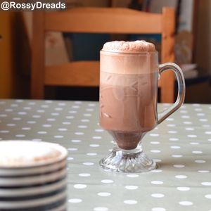 Hot chocolate at Yaffle at Yaffle Cafe and Bookshop in Derby
