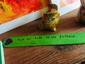 Nice decor  at Yaffle Cafe and Bookshop in Derby