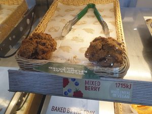 Vegan muffin at Muffin Break in Kangaroo Flat