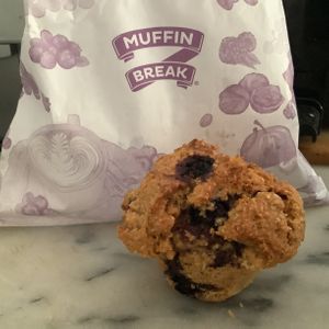 Wholemeal vegan muffin  at Muffin Break in Kangaroo Flat