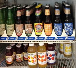 Nice selection of healthy drinks too. at Country Life in Keene