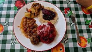 The brunch buffet on Sunday. at Country Life in Keene