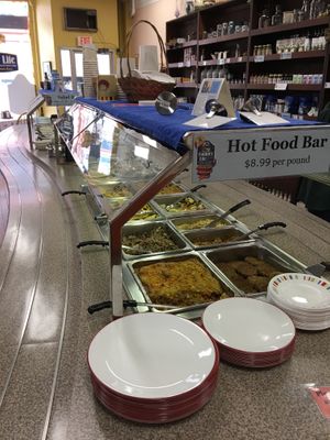 Hot food by the pound at Country Life in Keene