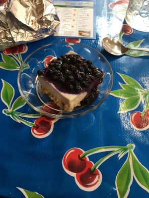 Tofu cheesecake at Country Life in Keene