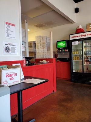 Inside at Big Nonna's in Austin