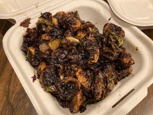 Brussels sprouts at Big Nonna's in Austin