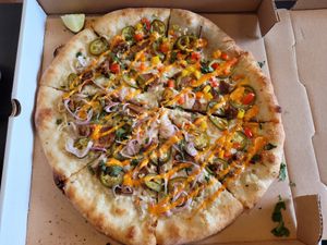 Pizza banh mi at Big Nonna's in Austin