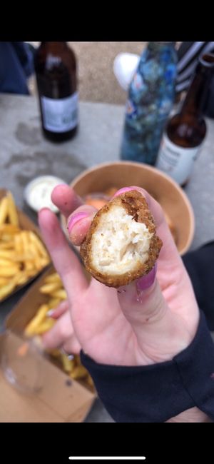 We had to explain to our house mate TWICE that it wasn’t actually chicken! at Chickenish - Hackney Wick in East London