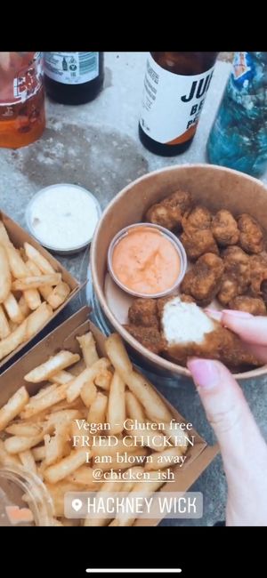 So much food! All so tasty! at Chickenish - Hackney Wick in East London