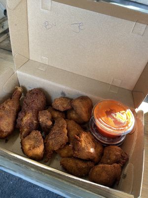 Chicken bucket  at Chickenish - Hackney Wick in East London