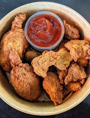 Wings and nuggets bucket at Chickenish - Walthamstow in East London