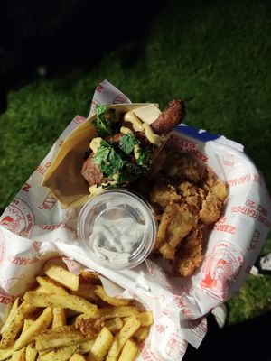 Wing, chicken bites and chips at Chickenish - Walthamstow in East London