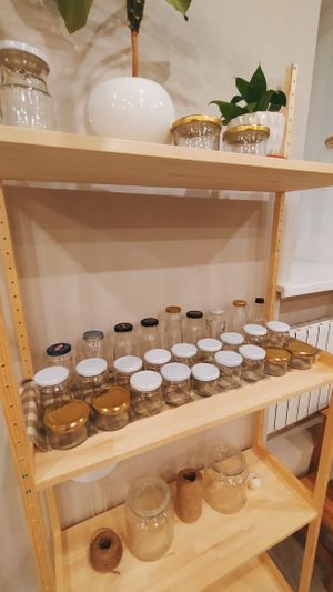 Reverse container for goods at FreeDom in St Petersburg