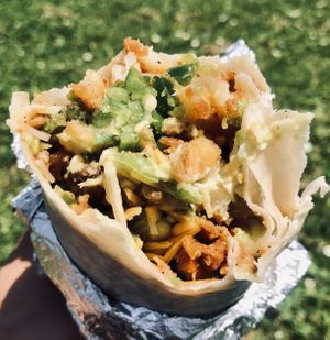  California Sisig Burrito with Longanisa Soyrizo at Señor Sisig in San Francisco
