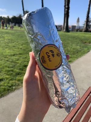 "Pork" California Burrito! at Señor Sisig in San Francisco