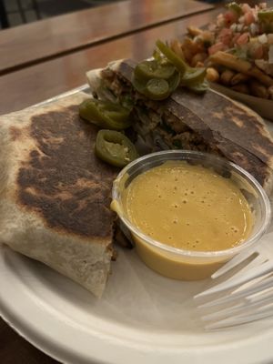 Vegan Chicken Crunchwrap  at Señor Sisig in San Francisco