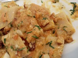 Carbonara di zucca e porcini at Status Quo in Rome