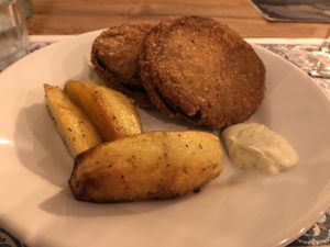 Eggplant cordon blue  at Status Quo in Rome