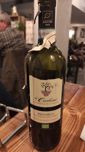 Wine without sulfites at Status Quo in Rome