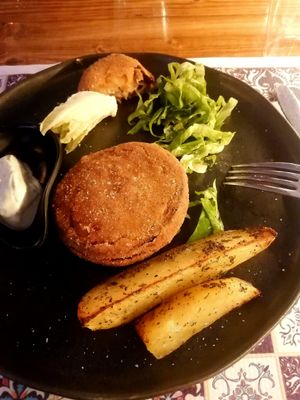 Cordon bleu di melanzane at Status Quo in Rome