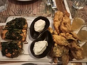 Antipasto misto at Status Quo in Rome