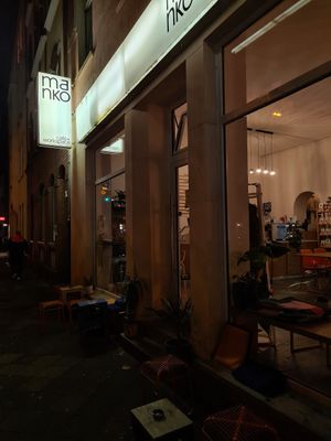 Outside at Manko in Dusseldorf