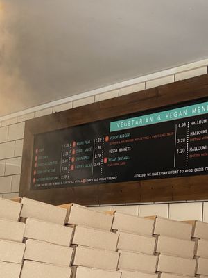 Vegan menu options #Veganuary at Lewis's Fish & Grill in Maidstone