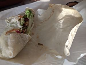 Tofu shawarma at Sincerely V in Cairo