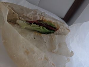 Kofta wrap at Sincerely V in Cairo