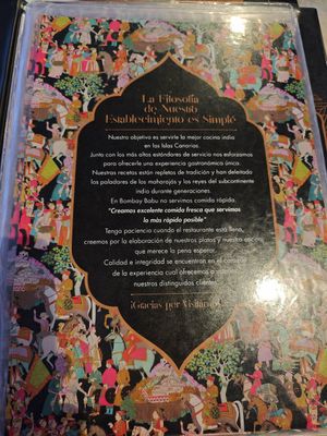  at Bombay Babu - The Duke Shops in Tenerife