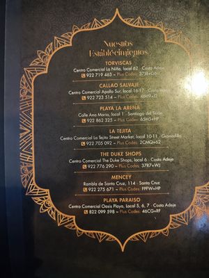  at Bombay Babu - The Duke Shops in Tenerife