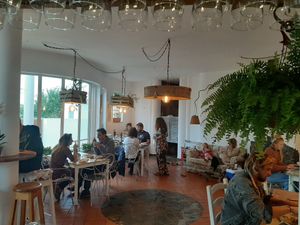 Cozy interior at A Tribo in Barao De Sao Joao